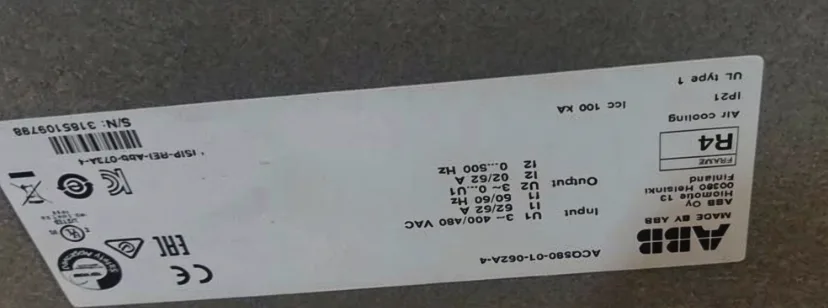ABB ACQ580-01-062A-4 3