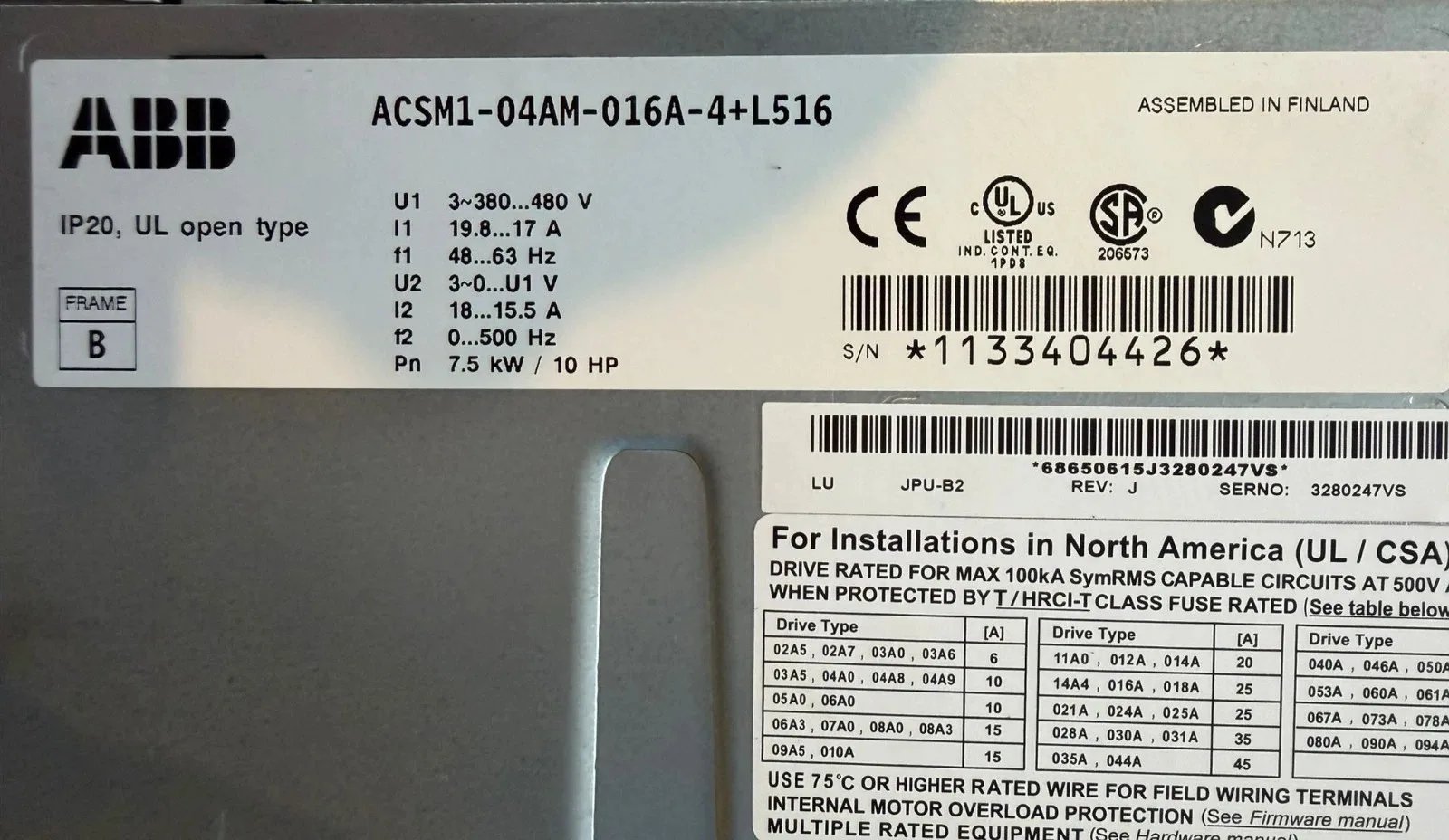 ABB ACSM1-04AM-016A-4 2