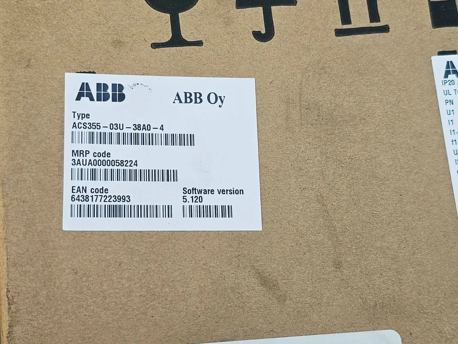 ABB ACS355-03U-38A0-4 4