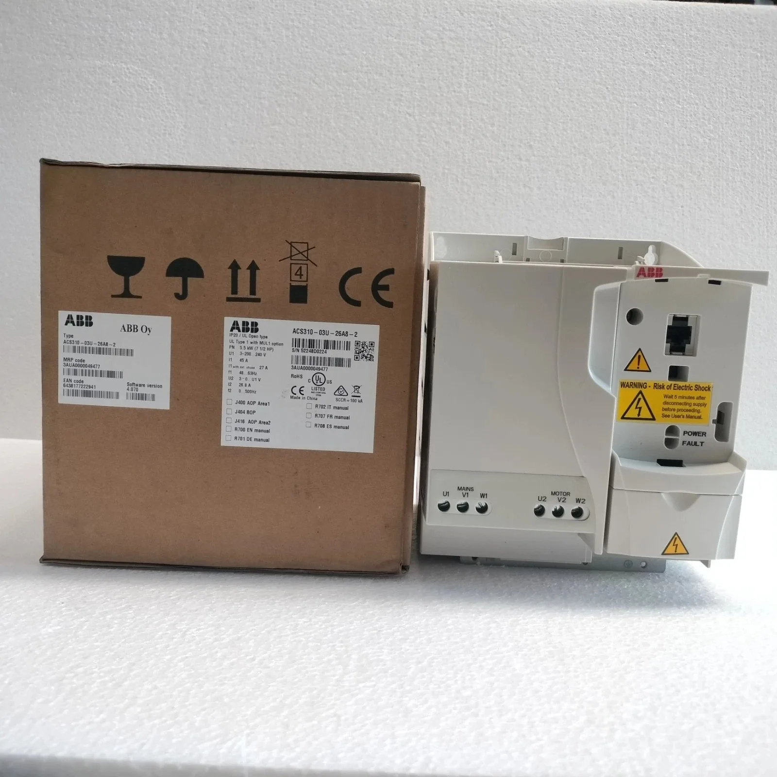 ABB ACS310-03U-26A8-2 2