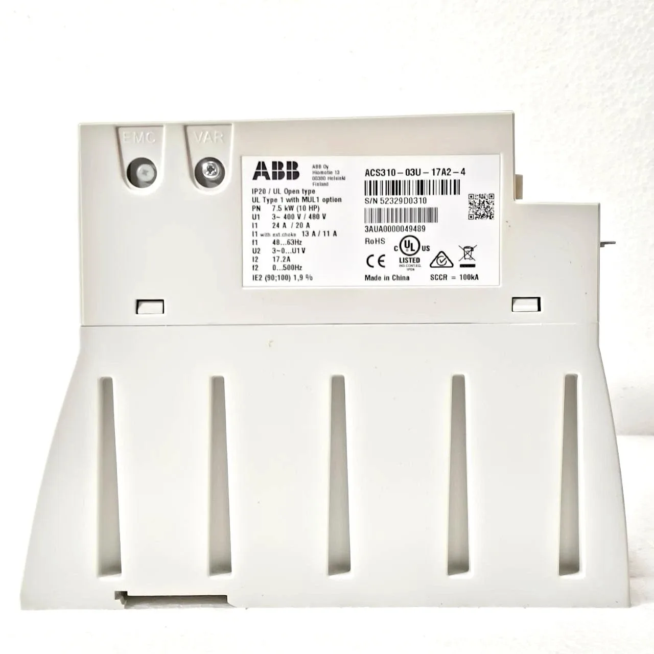 ABB ACS310-03U-17A2-4 6
