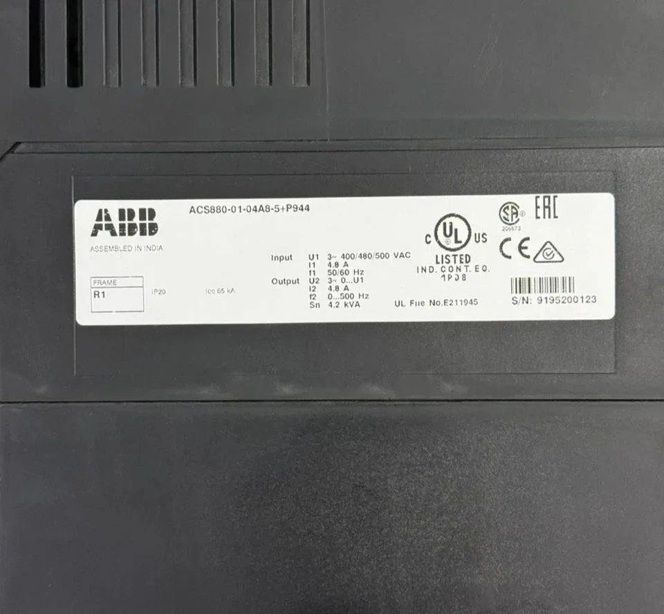 ABB ACS880-01-04A8-5 5