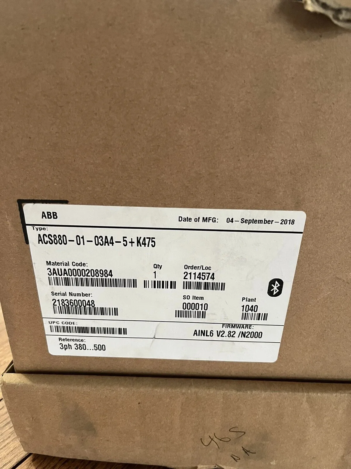 ABB ACS880-01-03A4-5 3