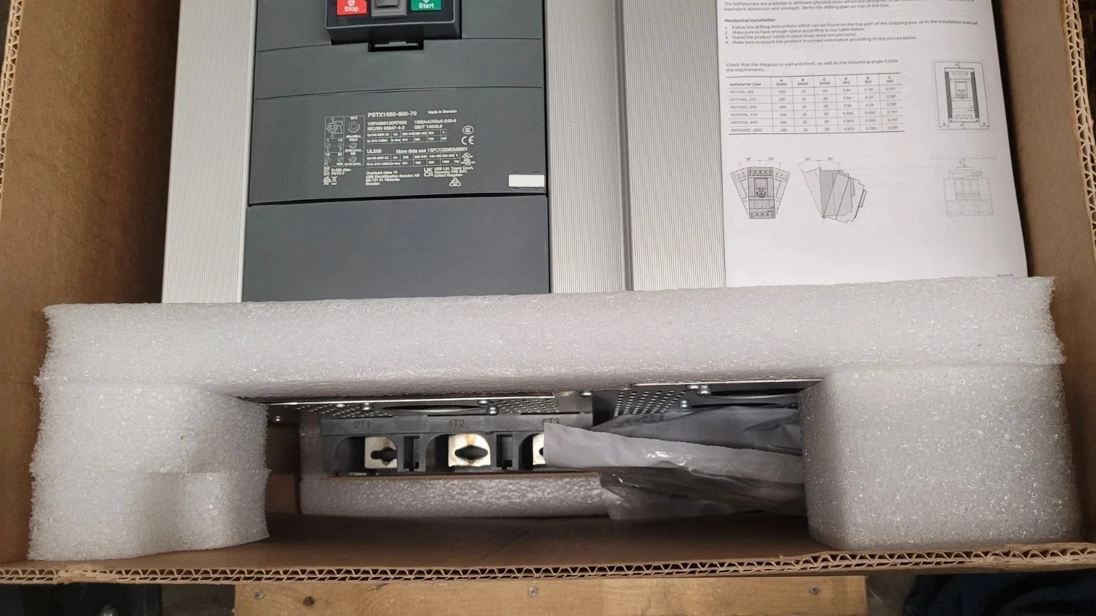 ABB PSTX1050-600-70 1SFA898120R7000 3