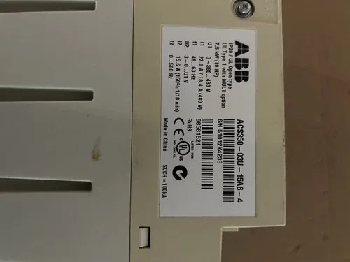 ABB ACS350-03U-16A6-4 Drive 10 HP