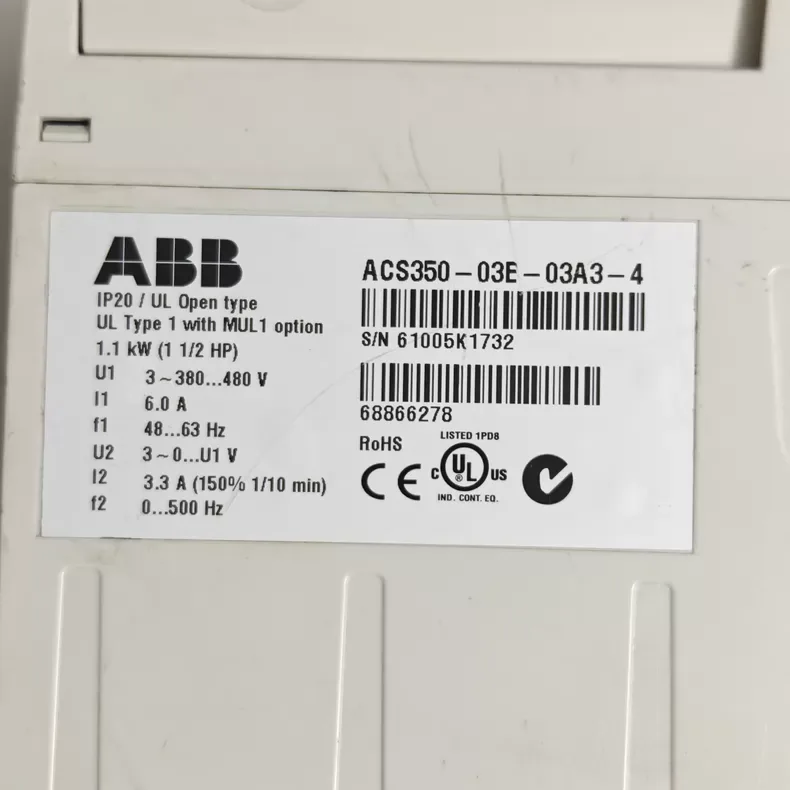ABB ACS350-03E-03A3-4 3