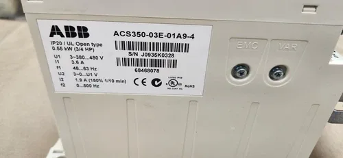 ABB inverter ACS350-03E-01A9-4 ACS310-03E-04A5-4 ACS55-01N-02A2-2 2