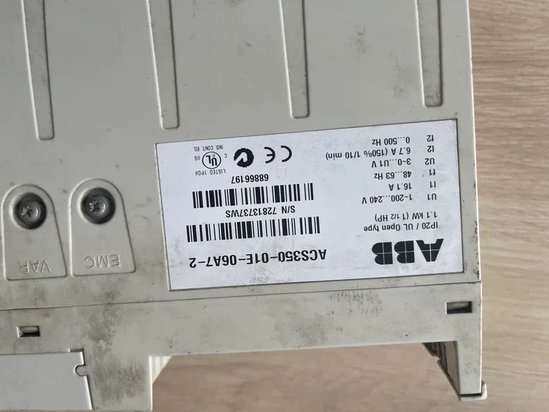 ABB ACS350-01E-06A7-2 Frequency Converter 4