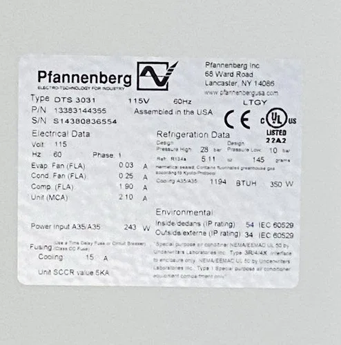ABB VFD Model Number ACH550-BCR-06A9-4+B057+F267 Enclosure 2