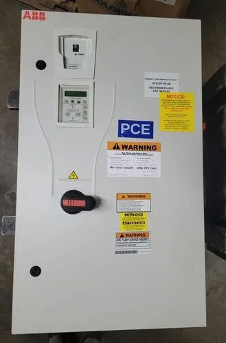ABB ACH550-BCR-072A-4+B055+F267 NEMA 12 Variable Freq Drive 72A 50HP ~ No Keypad 3