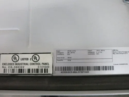 ABB ACH550-BCR-088A-2+F267+K452 30 HP AC VS Drive 3PH 208-240V ACH-550 30HP 2