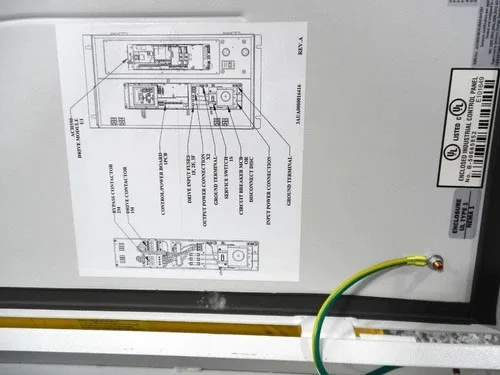 ABB ACH550-BCR-09A0-6+F267 HVAC Bypass VFD Panel 7.5HP 600V 3