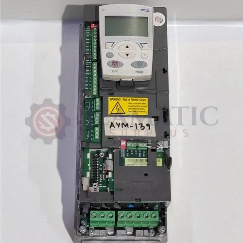 ABB AC DRIVE ACH550-CARUH-012A-2+N2006+X155 3HP 12A 600VAC AVM 139 2