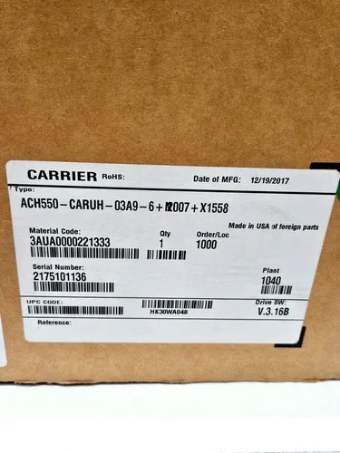 ABB ACH550-CARUH-03A9-6+N2007+X1558 VARIABLE FREQUENCY DRIVE 4