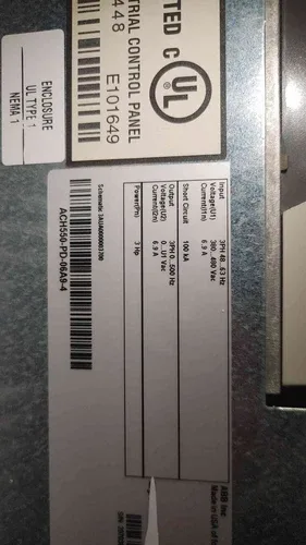 ABB 3HP VFD 480 VAC 6.9 Amp ACH550-PD-06A9-4 (108950) 4