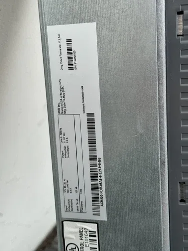 ABB ACH550-PDR-08A8-4+E213+K466 Packaged HVAC Drive 5HP 480V AC Disconnect 3