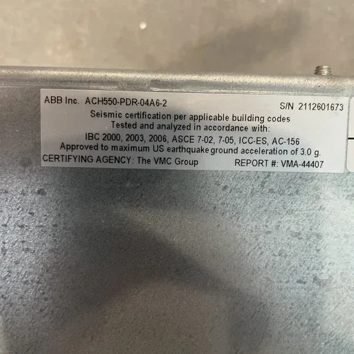 ABB ACH550-PDR-04A6-2 HVAC Drive 3