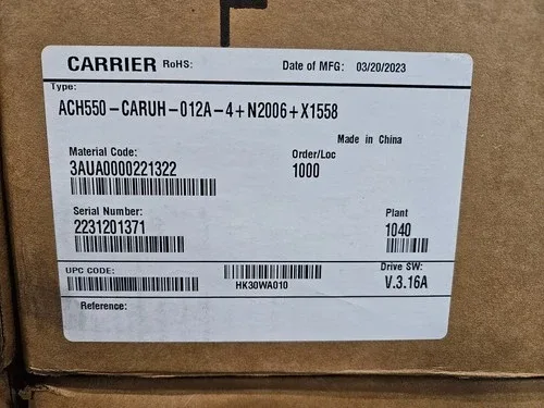ABB ACH550-CARUH-012A-4+N2006+X1558 inverter 5.5KW 380V 3