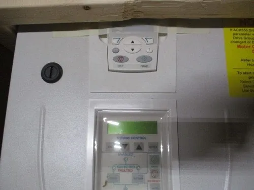 ABB ACH550 AC Drive with Bypass ACH550-BCR-04A1-4+B055+F267 2HP Surplus 2