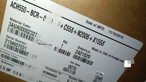 ABB ACH550-BCR-012A-4+C558+N2006+X1558 Inverter 2