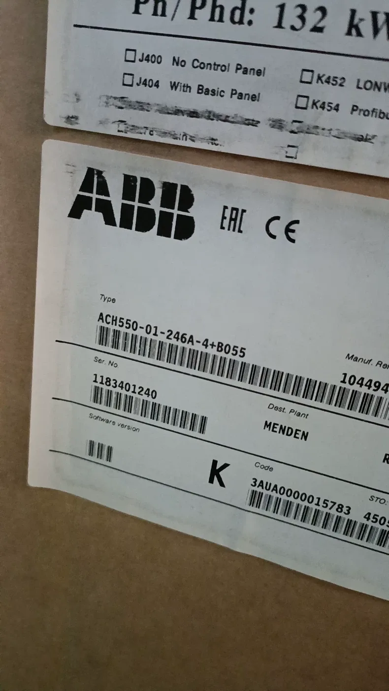 ABB INVERER ACH550-01-246A-4+B055 2