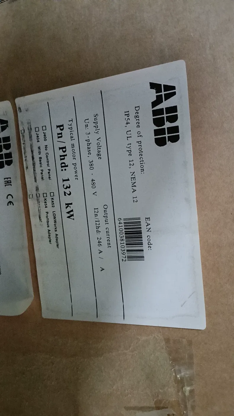 ABB INVERER ACH550-01-246A-4+B055 6