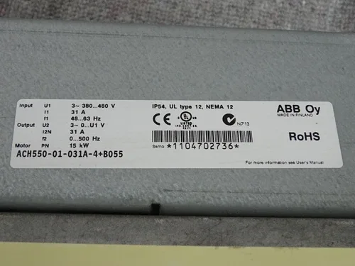ABB ACH550-01-031A-4+B055 Inverter 3