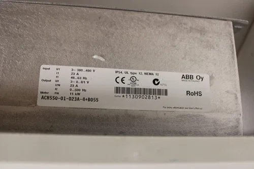 ABB frequency converter ACH550-01-023A-4+B055 3