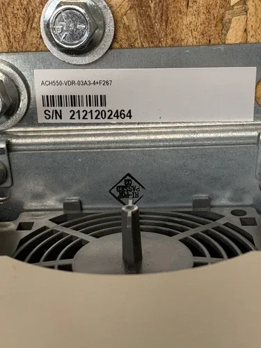 ABB ACH550-VDR-03A3-4+F267 AC Drive with Bypass and Service Switch 1.5HP 4