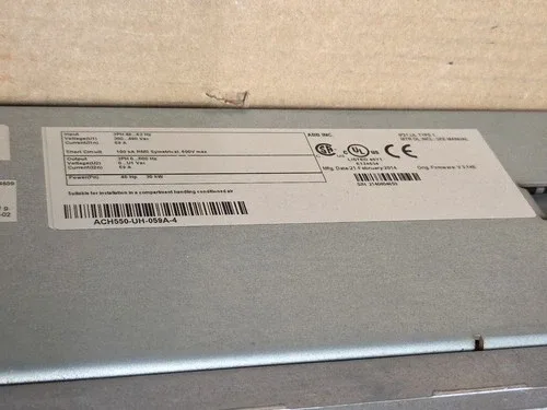 ABB ACH550-UH-059A-4 - VFD - 3 Phase 40HP 59A 480V 2