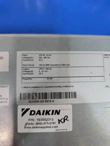 ABB ACH550-UH-097A-4 Frequency converter 2