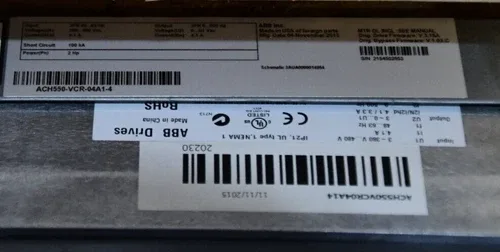 ABB ACH550-VCR-04A1-4 / ACX550U004A14+P901 HVAC DRIVE PRE-OWNED 5