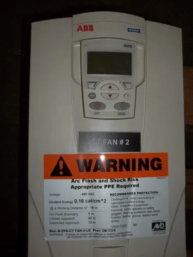 ABB ACH550-VDR-038A-4+F267 25HP 3PH 100KA HVAC DRIVE (86) 3