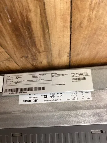 ABB ACH550-VDR-08A8-4+F267 5HP VFD 380/480VAC 8.8A 3