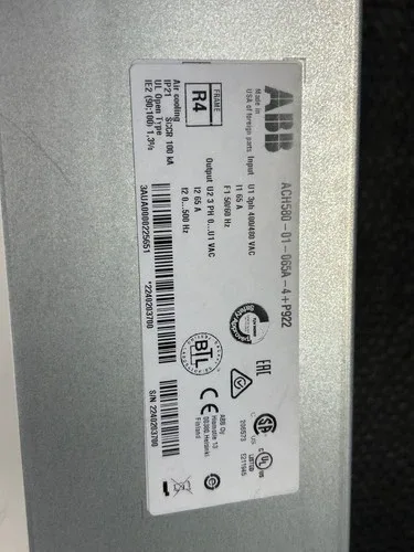 ABB ACH580-01-05A4-4+P922 HVAC VFD Drive 480V 3PH R4 Variable Frequency Drive 2
