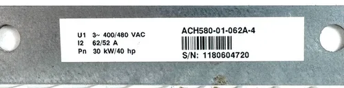 ABB ACH580-01-062A-4+B056 with 4