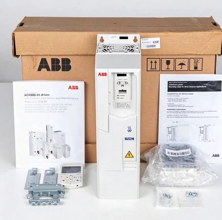 ABB ACH580-01-06A1-6 HVAC VFD Drive with OY ACH-AP-H Control Panel ACH580 Series
