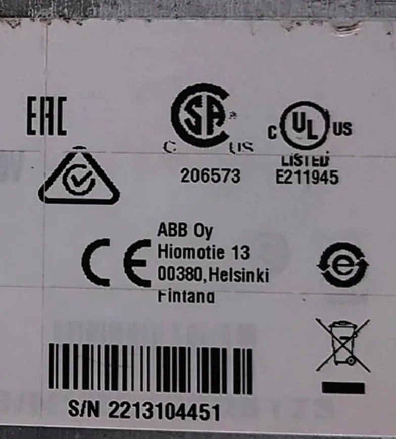 ABB HVAC Drive ACH580-01-096A-4+P940 75HP 480V 96A AVM 154 4