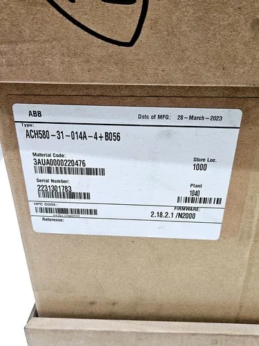 ABB ACH580-31-014A-4+B056 LV AC ULTRA LOW HARMOIC WALL MOUNTED DRIVE 4
