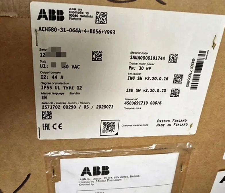 ABB ACH580-31-044A-4+B056+V993 Frequency Converter 2