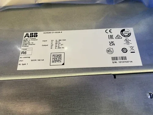 ABB Drive 40HP ACH580-31-052A-4 4
