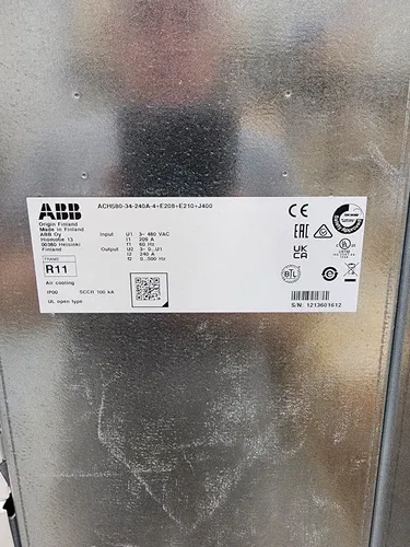ABB ACH580-34-240A-4+E208+E210+J400 Hvac Drive with QLCL-13-5 4