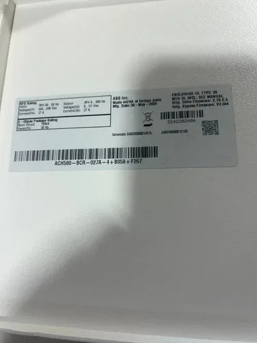 ABB ACH580-BCR-027A-4 3-phase 15HP HVAC Drive 4