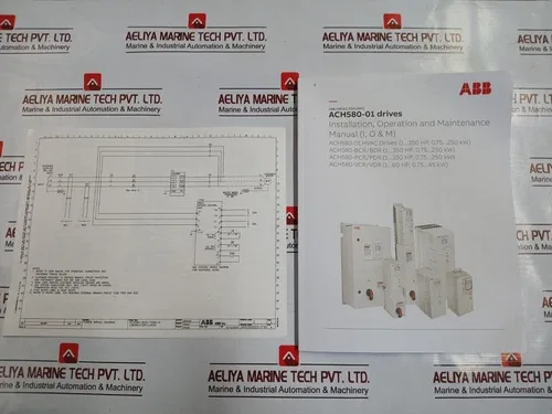 ABB ACH580-BCR-124A-4+B056+F267 HVAC Packaged Drive E-clipse Bypass CB 2A 3