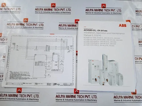 ABB ACH580-BDR-03A9-6+B056+E213+J429 Variable Frequency Drive HVAC 3HP 600VA 3