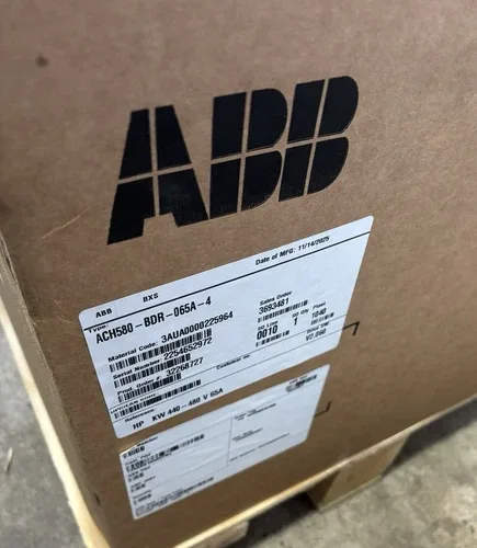 ABB ACH580-BDR-065A-4 50HP @ 480VAC BYPASS Variable Frequency Drive 2