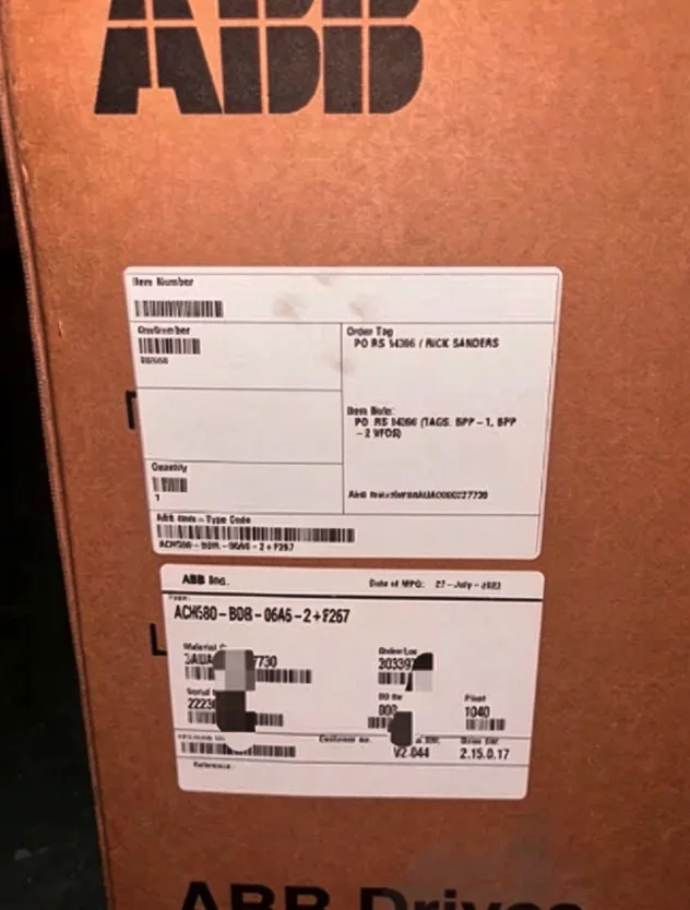 ABB inverter ACH580-BDR-06A6-2+F267 3
