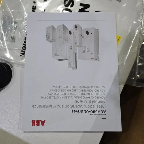 ABB ACH580 VFD 5HP 7.6A 480V ACH580-BDR-07A6-4+B058 2