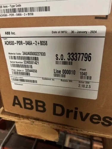 ABB VFD ACH580-PDR-046A-2+B058 3