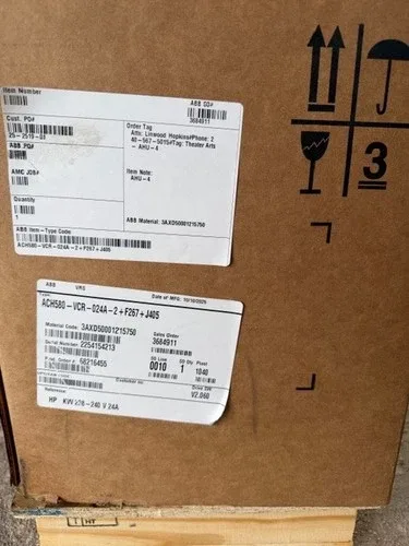ABB ACH580-VCR-024A-2+F267+J405 7.5 HP 3PH 24A 240 VAC 50/60 HZ AC DRIVE 2